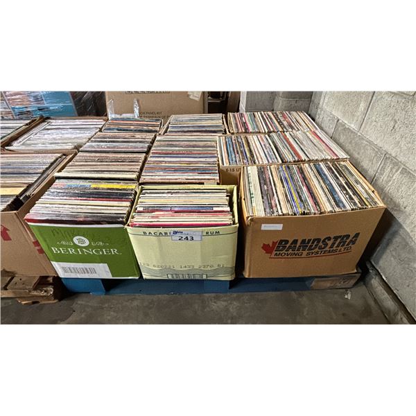 PALLET OF ASSORTED VINYL RECORDS