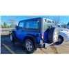 Image 3 : 2014 JEEP WRANGLER SPORT, 2DR CONVERTIBLE SUV, BLUE, VIN 1C4AJWAG5EL329556,