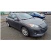 Image 7 : 2012 MAZDA MAZDA3, 4DR SEDAN, GREY, VIN JM1BL1V76C1604582,