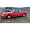 Image 1 : 1993 CADILLAC STS 32V NORTHSTAR, 4DR SEDAN, RED, VIN 1G6KY529XPU816178,