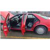 Image 9 : 1993 CADILLAC STS 32V NORTHSTAR, 4DR SEDAN, RED, VIN 1G6KY529XPU816178,