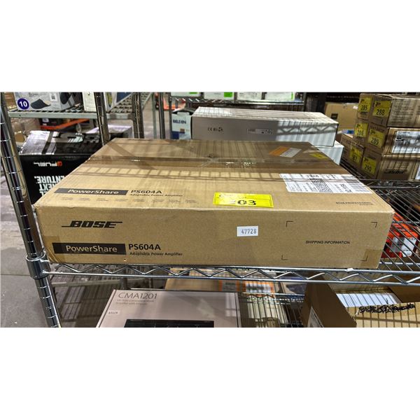 *NEW* BOSE POWERSHARE PS604A ADAPTABLE POWER AMPLIFIER