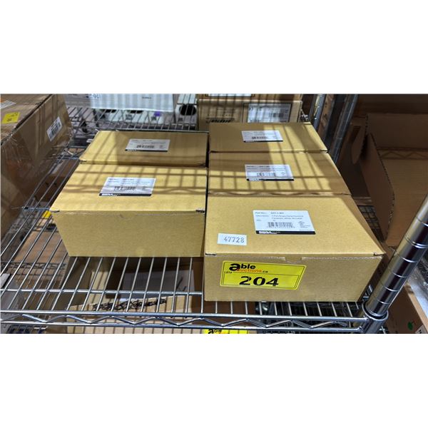 *NEW* (5) BOXES OF SIGNA MAX SKF-1-WH 1-PORT SINGLE GANG KEYSTONE FACEPLACES: WHITE