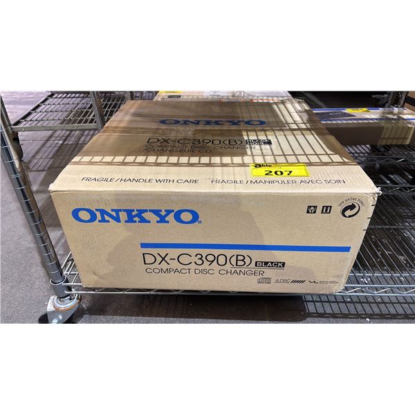 *NEW* ONKYO DX-C390 BLACK COMPACT DISC CHANGER