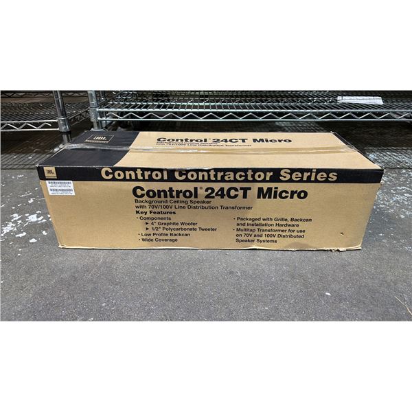 *NEW* JBL PROFESSIONAL CONTROL 24CT MICRO BACKGROUND CEILING SPEAKER W/ LINE DISTRIBUTION
