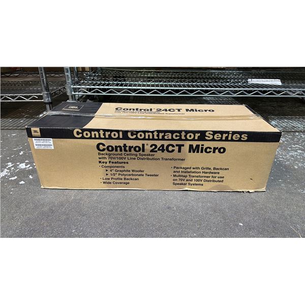 *NEW* JBL PROFESSIONAL CONTROL 24CT MICRO BACKGROUND CEILING SPEAKER W/ LINE DISTRIBUTION