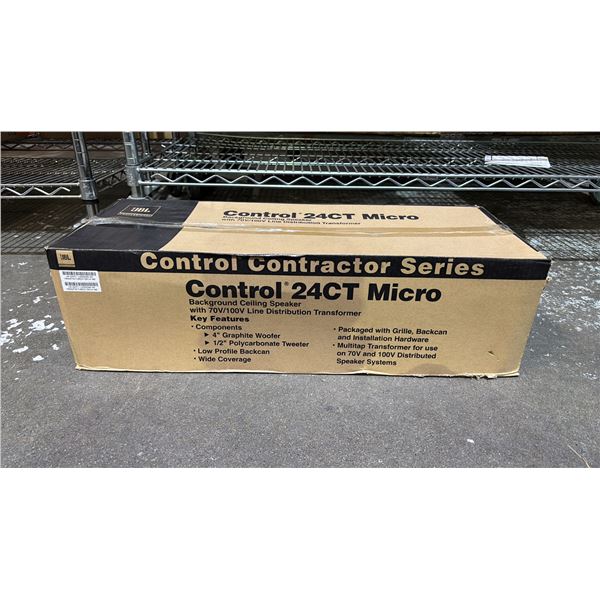*NEW* JBL PROFESSIONAL CONTROL 24CT MICRO BACKGROUND CEILING SPEAKER W/ LINE DISTRIBUTION