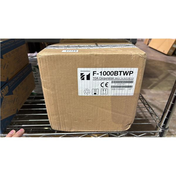 *NEW* TOA ELECTRONICS COMPACT BOX SPEAKER  F-1000BTWP