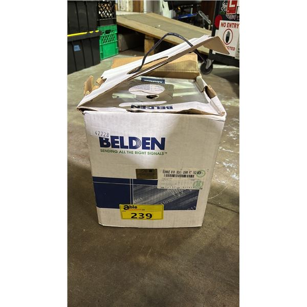 *NEW* BELDEN 6200UE 010 BLACK SPEAKER CABLE: 500 FT/152 METERS