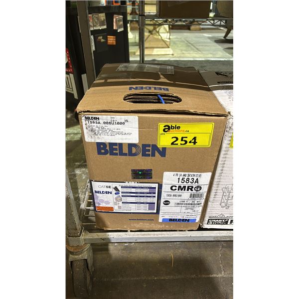 *NEW* BELDEN BLUE CAT5E CABLE 4 PR 24 AWG DATATWIST 1000FT/305M