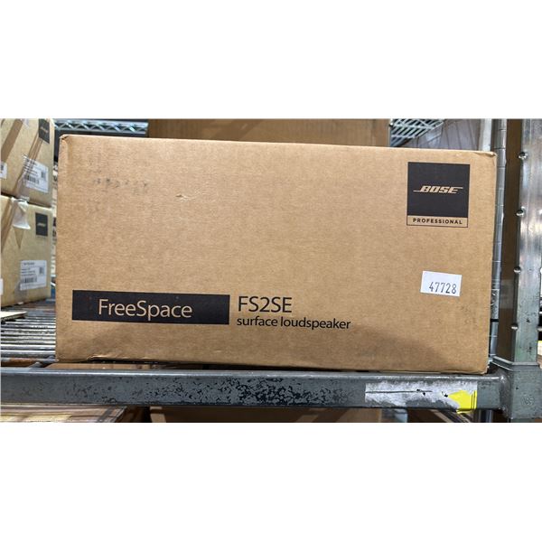 *NEW* BOSE FREESPACE FS2SE SURFACE LOUDSPEAKER PAIR (BLACK)