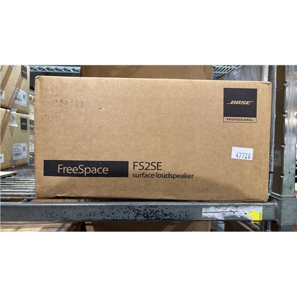 *NEW* BOSE FREESPACE FS2SE SURFACE LOUDSPEAKER PAIR (WHITE)
