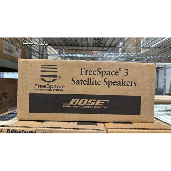 *NEW* BOSE FREESPACE 3 SATELLITE SPEAKERS (WHITE)