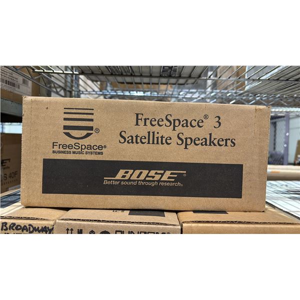 *NEW* BOSE FREESPACE 3 SATELLITE SPEAKERS (BLACK)