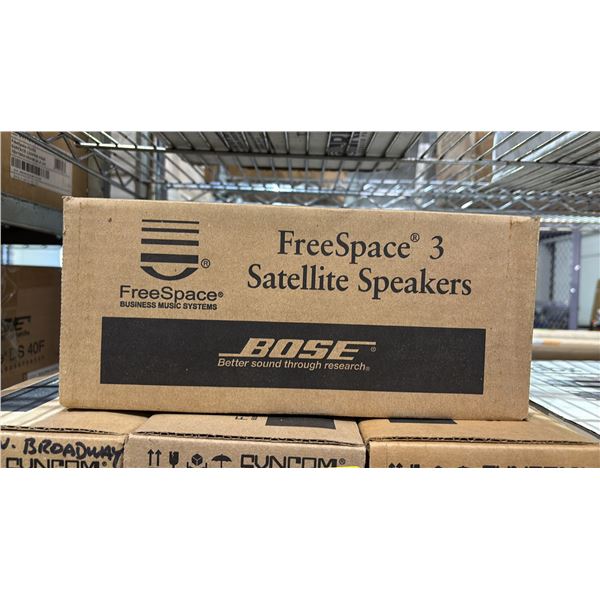 *NEW* BOSE FREESPACE 3 SATELLITE SPEAKERS (BLACK)