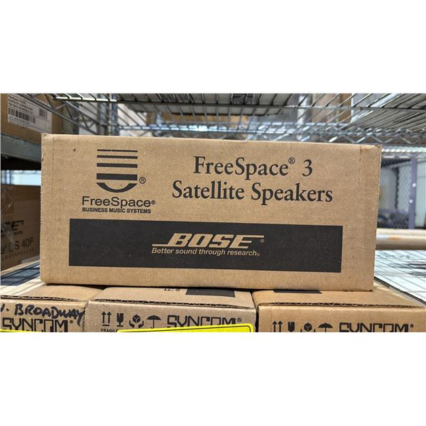 *NEW* BOSE FREESPACE 3 SATELLITE SPEAKERS (BLACK)