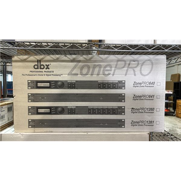 *NEW* DBX ZONE PRO 640 DIGITAL ZONE PROCESSOR