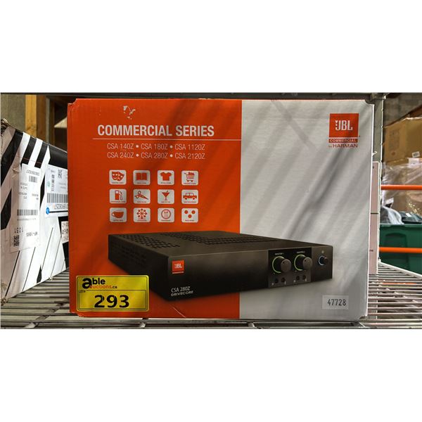 *NEW* JBL COMMERCIAL SERIES CSA 280Z DRIVECORE AMPLIFIER