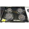 Image 2 : AMANA 4-BURNER ELECTRIC RANGE WITH CONVENTIONAL OVEN