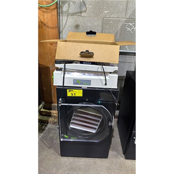 HARVEST RIGHT FREEZE DRYER WITH PUMP, MYLAR BAGS & IMPULSE SEALER - *WORKING CONDITION UNKNOWN/