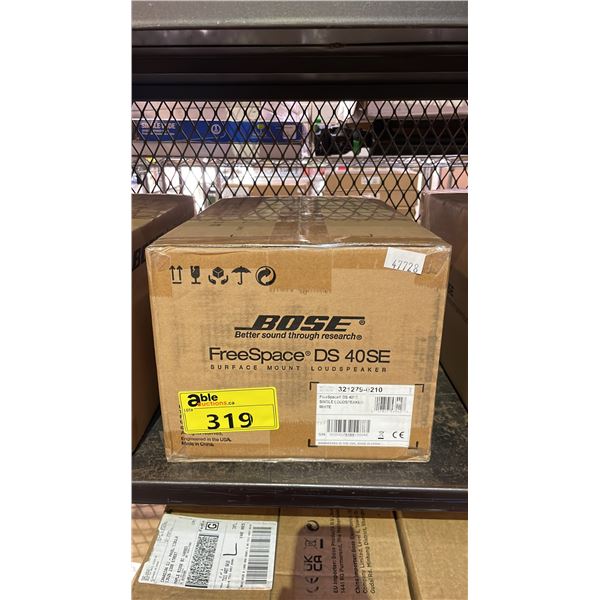 *NEW* BOSE FREESPACE DS40SE SURFACE MOUNT LOUDSPEAKER (WHITE)