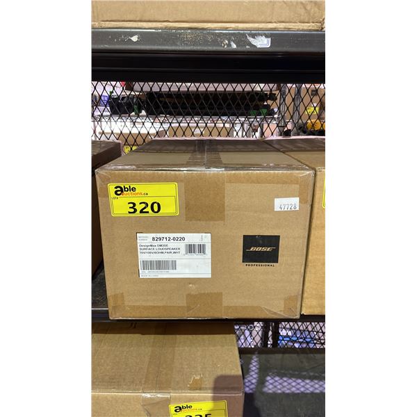 *NEW* BOSE PROFESSIONAL DESIGNMAX DM3SE SURFACE LOUDSPEAKER PAIR (WHITE)