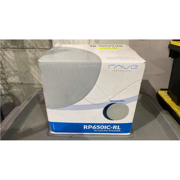 *NEW* RAVE CONTRACTOR SERIES RP650IC-RL IN-CEILING SPEAKER (PAIR)