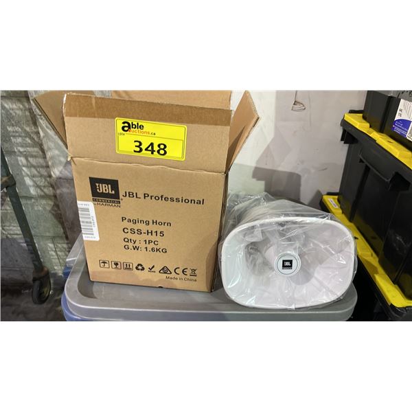 *NEW* JBL PROFESSIONAL CSS-H15 PAGING HORN