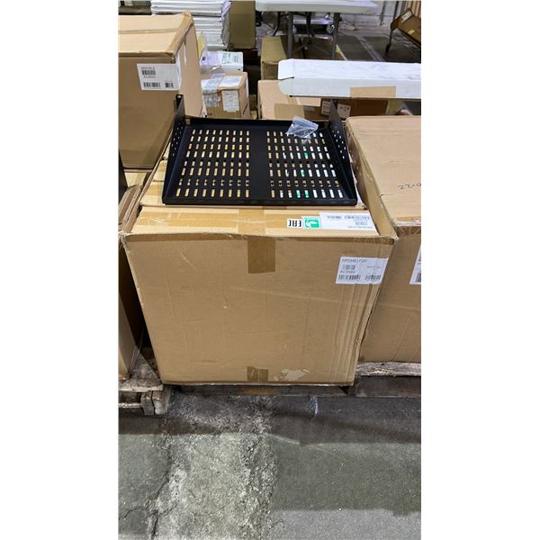 *NEW* SRSHELF2P AC89BF RACK SHELVES 5 COUNT (BLACK)