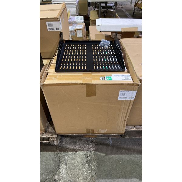 *NEW* SRSHELF2P AC89BF RACK SHELVES 5 COUNT (BLACK)