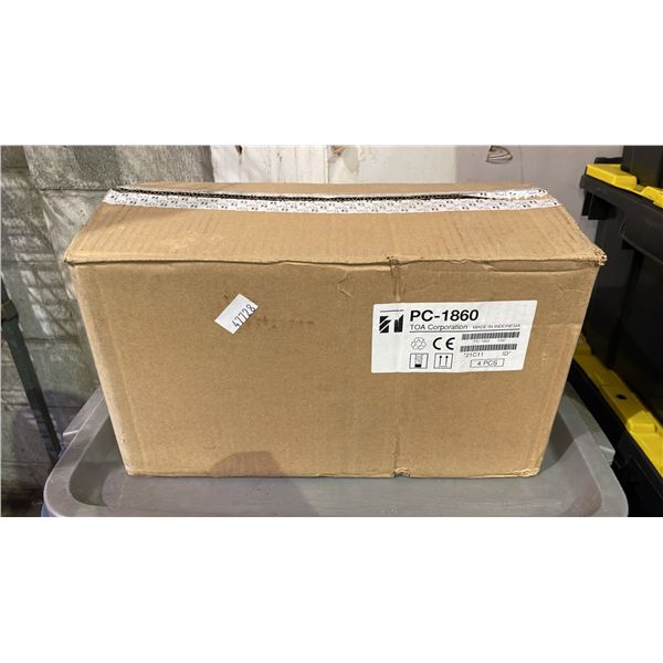 *NEW* TOA PC-1860 CEILING SPEAKERS 4-COUNT (WHITE)