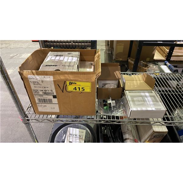 *NEW* BOX OF BOSE FREESPACE SYSTEM DXA VOLUME CONTROL W/A-B SWITCHES & LOWELL 10015LVC-D1