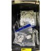 Image 2 : *NEW* BIN OF ASSORTED ITEMS INCLUDING; HDMI CABLES, HDMI TO DP CONNECTORS, DP CABLES & MORE