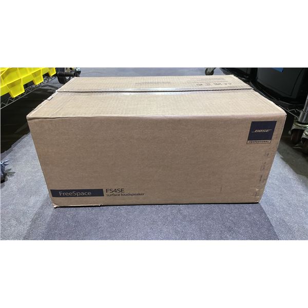 *NEW* BOSE PROFESSIONAL FREESPACE FS4SE SURFACE LOUDSPEAKER PAIR (BLACK)