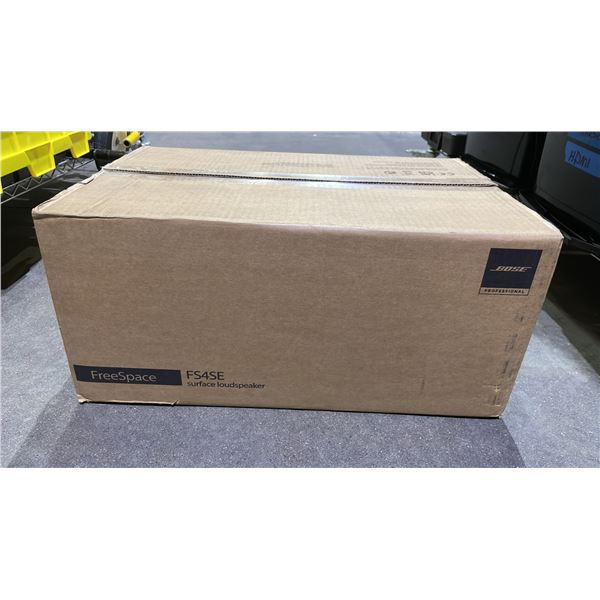 *NEW* BOSE PROFESSIONAL FREESPACE FS4SE SURFACE LOUDSPEAKER PAIR (BLACK)