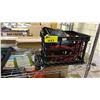 Image 1 : ASSORTED ITEMS INCLUDING; POWER BARS, JUMPER CABLES, LIGHT WALL SWITCH & MORE