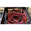 Image 4 : ASSORTED ITEMS INCLUDING; POWER BARS, JUMPER CABLES, LIGHT WALL SWITCH & MORE