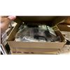 Image 2 : SHELF OF ASSORTED ITEMS INCLUDING; USB TO SERIAL CONVERTER, POWER SUPPLY/LOOP START INTERFACE,