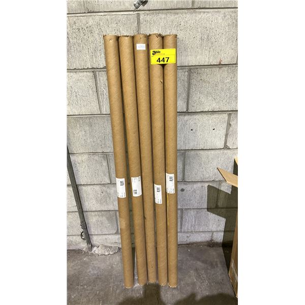 *NEW* (5) PEERLESS EXT104 FIXED LENGTH EXTENSION COLUMN - 48 IN