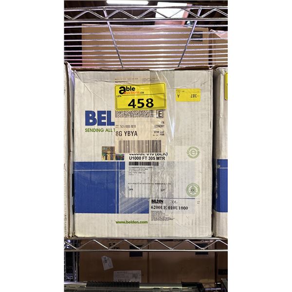 *NEW* BELDEN 6200UE 010 BLACK SPEAKER CABLE: 1000 FT/305 METERS