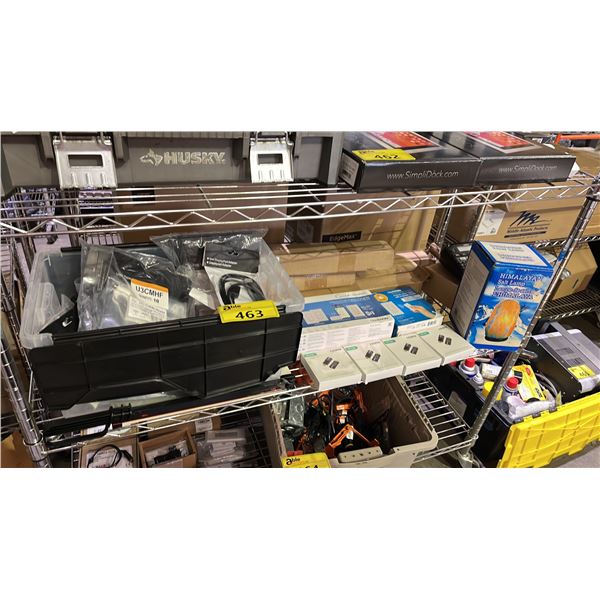 *NEW* SHELF OF ASSORTED ITEMS INCLUDING; LUTRON CASETA WIRELESS DELUXE SMART SWITCH STARTER KIT,