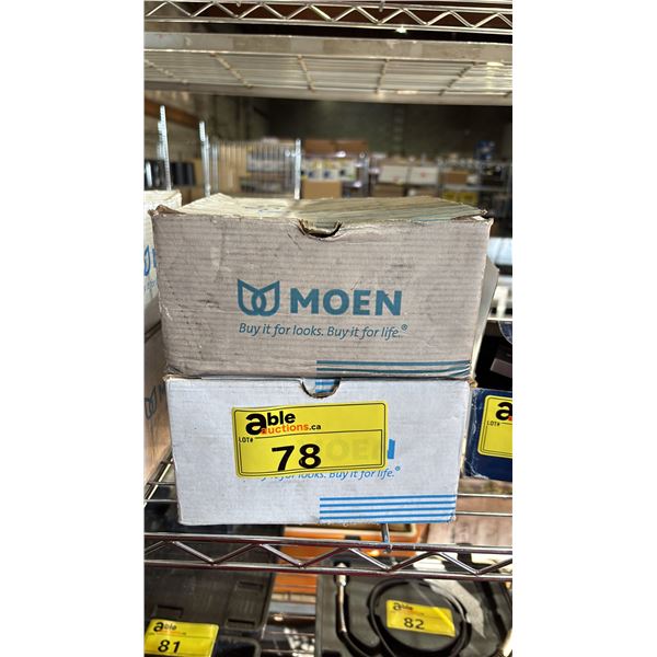 (2) MOEN T2193 ALIGN CHROME 1 HANDLE TUB/SHOWER TRIM KITS
