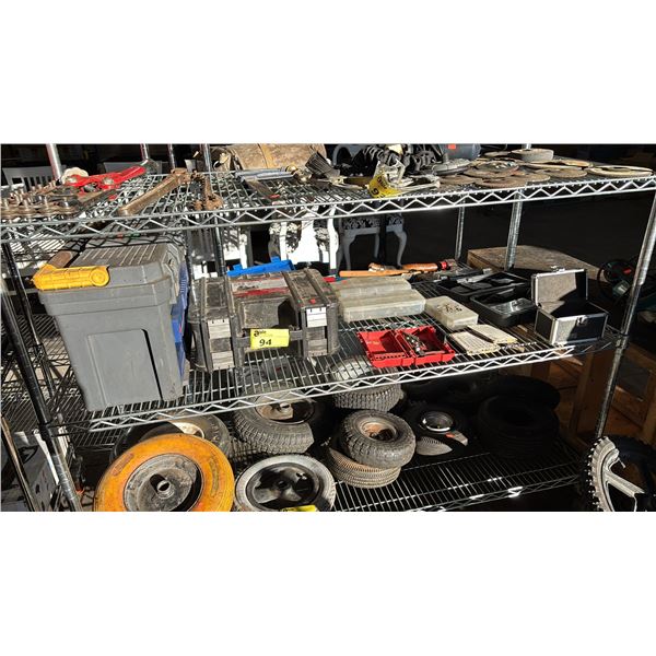DREMEL IN HARD CASE AND ASSORTED TOOL BOXES WITH CONTENTS