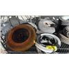 Image 2 : SHELF OF ASSORTED WHEELS FOR UTILITY EQUIPMENT