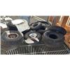 Image 3 : SHELF OF ASSORTED WHEELS FOR UTILITY EQUIPMENT