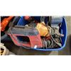 Image 3 : TOTE OF ASSORTED TOOLS: BOSTICH ROOFING NAILER, RECIPROCATING SAW, B&D ANGLE GRINDER & MORE