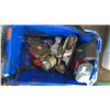 Image 3 : TOTE OF ASSORTED CORDED SANDERS, BATTERIES & CHARGERS