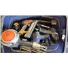 Image 3 : TOTE OF ASSORTED NAILERS & POWER STAPLERS