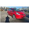 Image 5 : 2010 HONDA FIT, 4DR HATCHBACK, RED, VIN JHMGE8H57AC806317,
