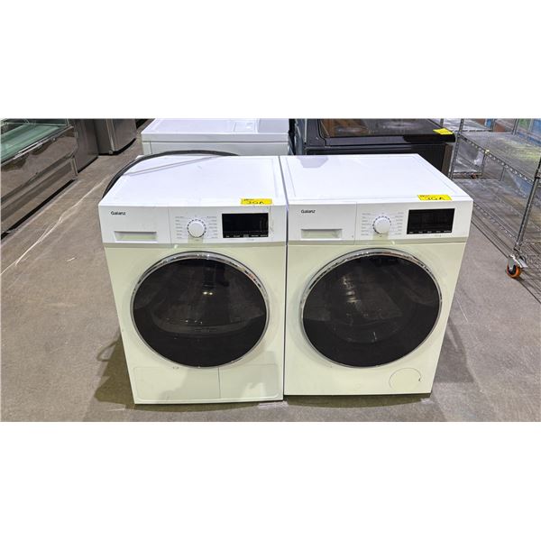 GALANZ APARTMENT SIZE FRONT LOAD WASHER & DRYER SET